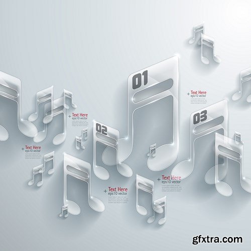 3D Paper and Elements of Design, 15xEPS