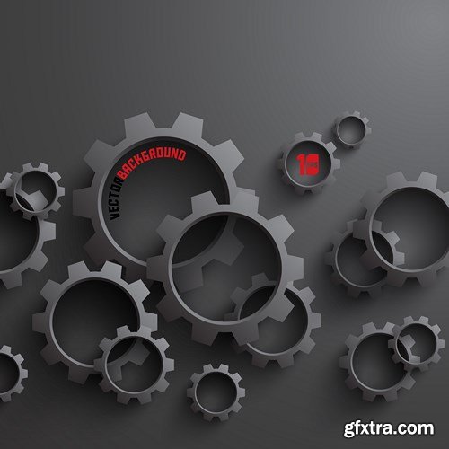 3D Paper and Elements of Design, 15xEPS