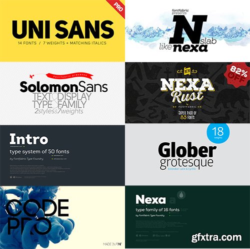 FontFabric Mega Font Bundle