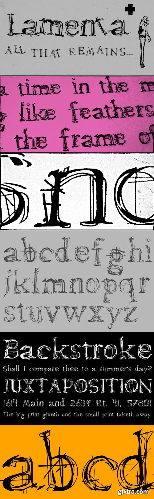 Lamenta X - OTF with Webfont