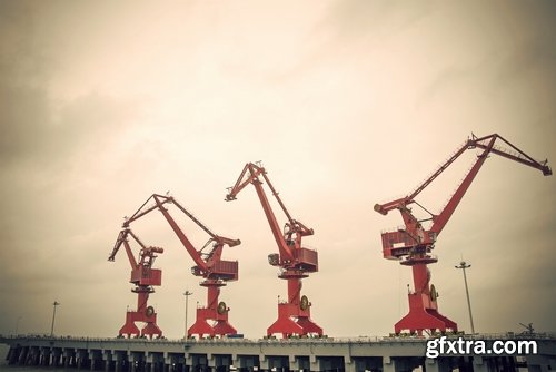 Collection of different cranes 25 UHQ Jpeg
