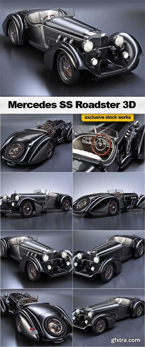 Mercedes-Benz SS Roadster - 3D model