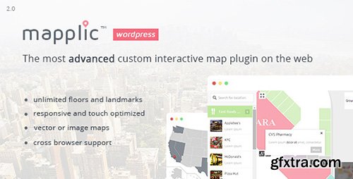 CodeCanyon - Mapplic v3.0 - Custom Interactive Map WordPress Plugin