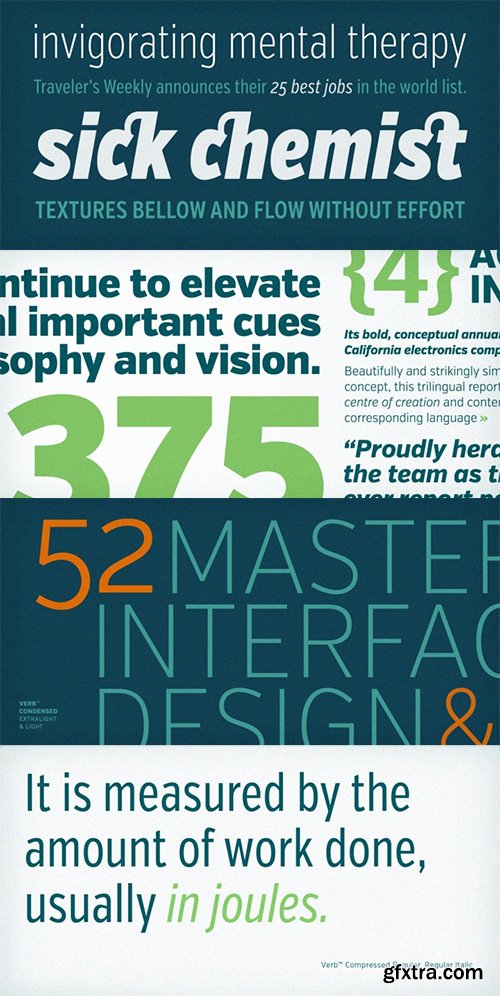 Verb Font Family - 72 Fonts $1440