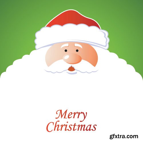 New Santa Claus Vectors 25xEPS