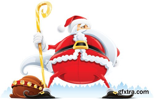 New Santa Claus Vectors 25xEPS