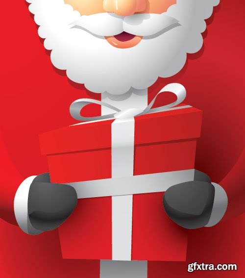 New Santa Claus Vectors 25xEPS
