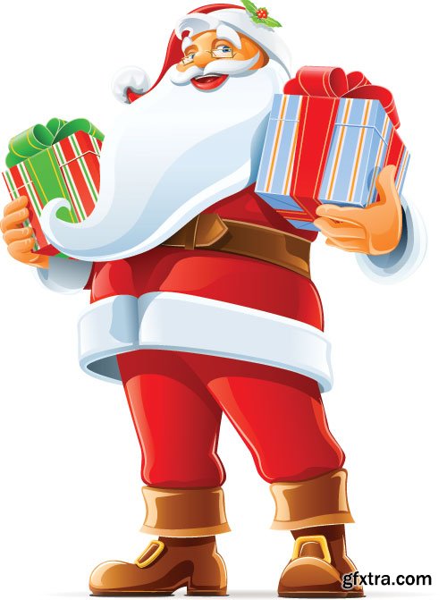 New Santa Claus Vectors 25xEPS