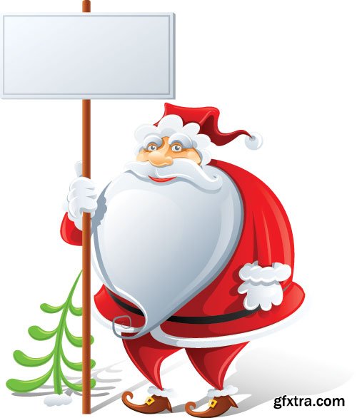 New Santa Claus Vectors 25xEPS
