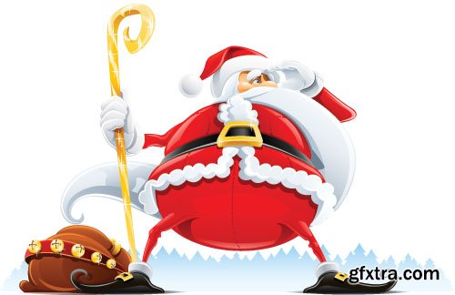 New Santa Claus Vectors 25xEPS