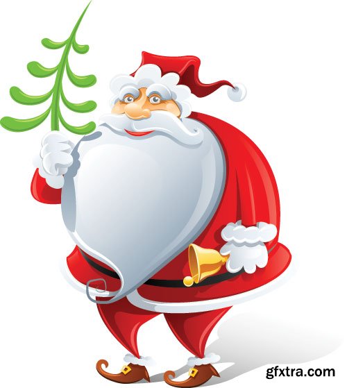 New Santa Claus Vectors 25xEPS