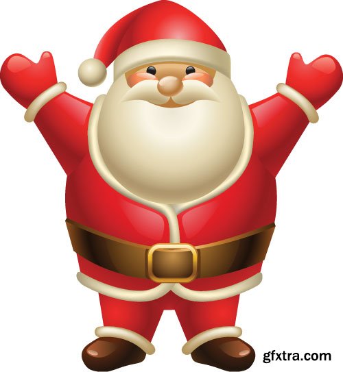 New Santa Claus Vectors 25xEPS
