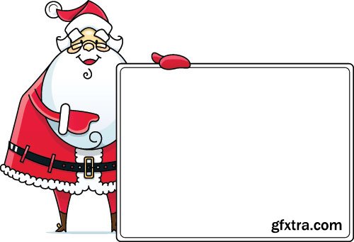 New Santa Claus Vectors 25xEPS