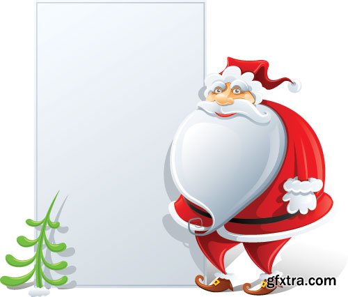 New Santa Claus Vectors 25xEPS