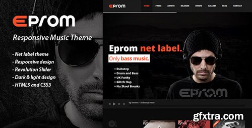 ThemeForest - Eprom v1.1.0 - Responsive Music Theme - FULL