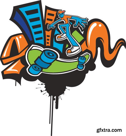 SkateBoarders 1, 25xEPS SkateBoarders 1, 25xEPS