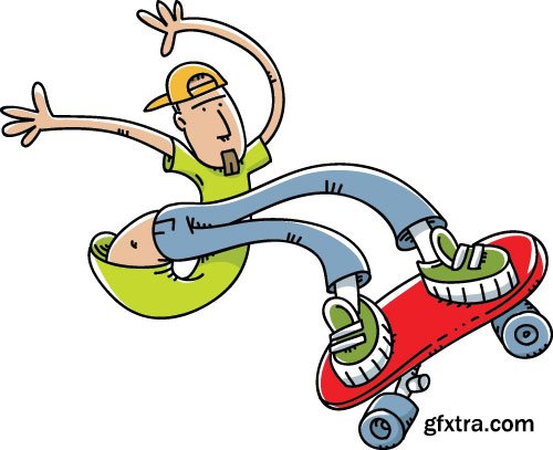 SkateBoarders 1, 25xEPS SkateBoarders 1, 25xEPS