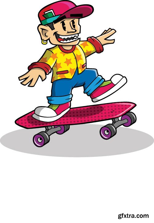 SkateBoarders 1, 25xEPS SkateBoarders 1, 25xEPS