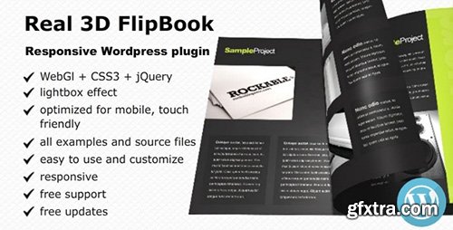 CodeCanyon - Real 3D FlipBook v1.3.2 - WordPress Plugin