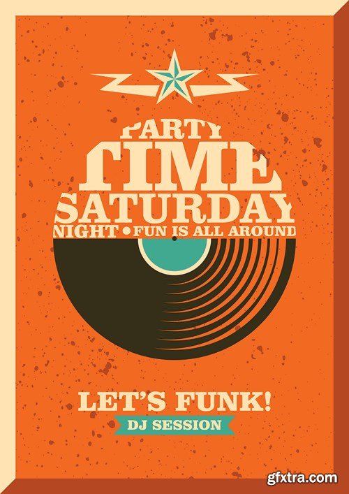 Retro Posters Collection, 25xEPS