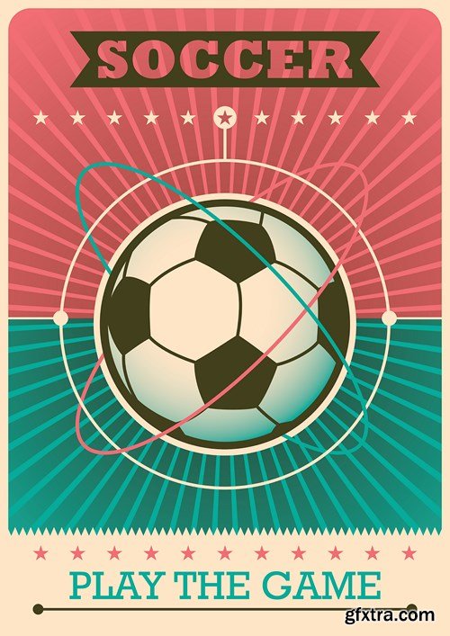 Retro Posters Collection, 25xEPS