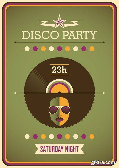 Retro Posters Collection, 25xEPS