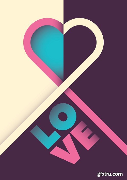 Retro Posters Collection, 25xEPS