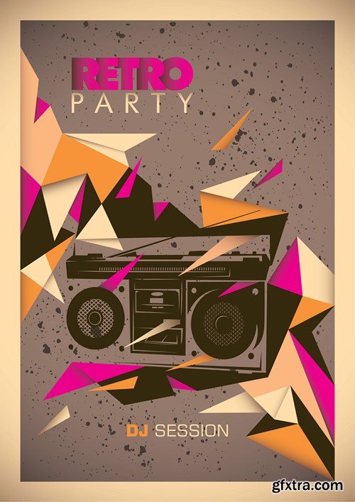 Retro Posters Collection, 25xEPS