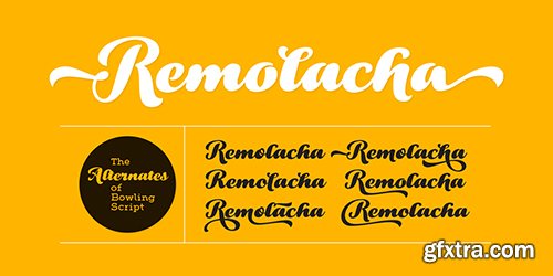 Bowling Script Font Family - 4 Font 193$ Bowling Script Font Family - 4 Font 193$