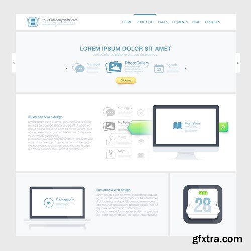 Web Elements Collection #3, 25xEPS