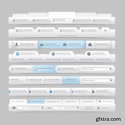 Web Elements Collection #3, 25xEPS