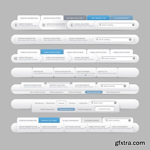 Web Elements Collection #3, 25xEPS