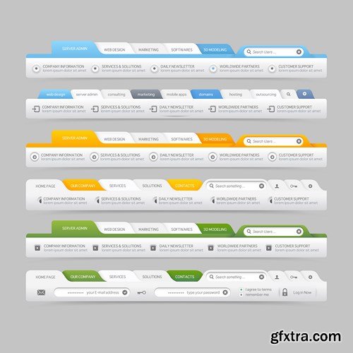 Web Elements Collection #3, 25xEPS