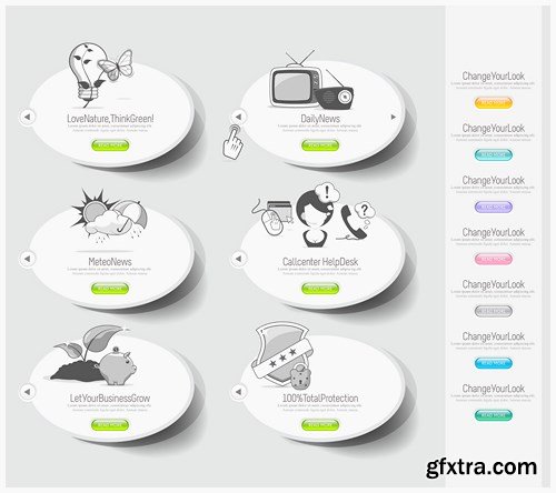 Web Elements Collection #3, 25xEPS