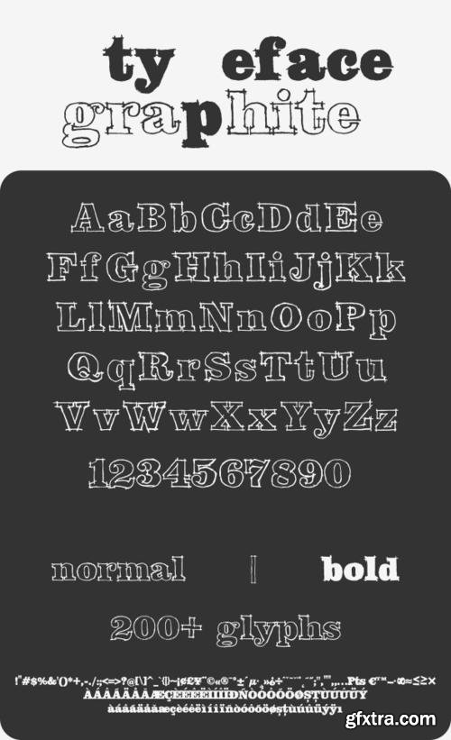GraphicRiver - Graphite Typeface GraphicRiver - Graphite Typeface