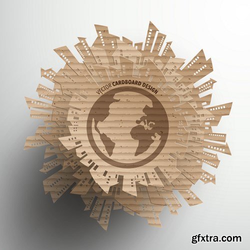 3D Paper and Elements of Design #2, 18xEPS