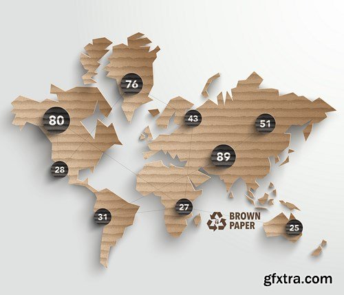 3D Paper and Elements of Design #2, 18xEPS