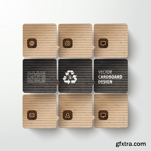 3D Paper and Elements of Design #2, 18xEPS