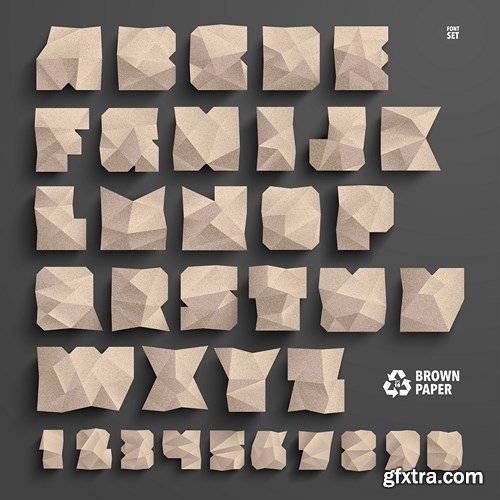 3D Paper and Elements of Design #2, 18xEPS