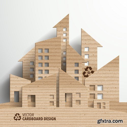 3D Paper and Elements of Design #2, 30xEPS