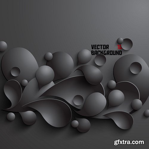 3D Paper and Elements of Design #2, 30xEPS