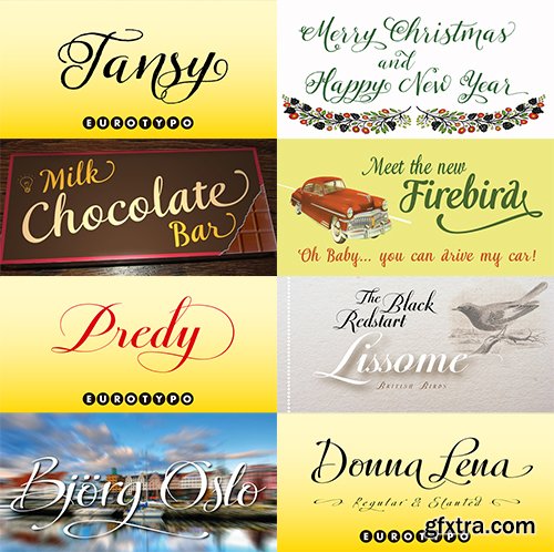 Eurotypo Mega Font Bundle
