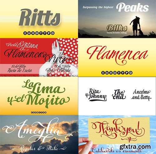 Eurotypo Mega Font Bundle