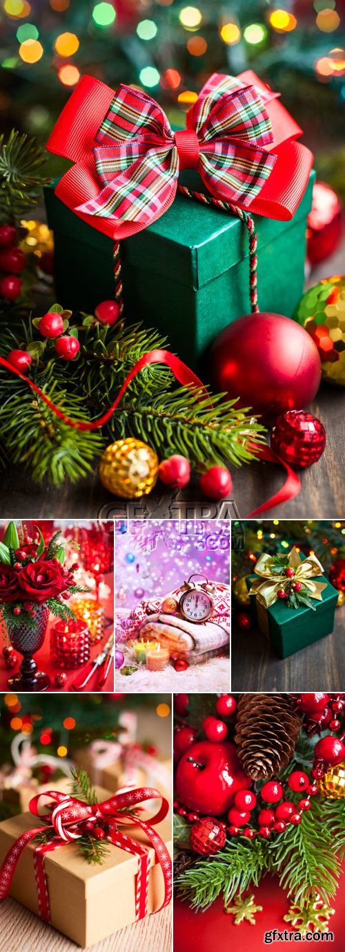 Stock Photo - Christmas & New Year 2015 Backgrounds