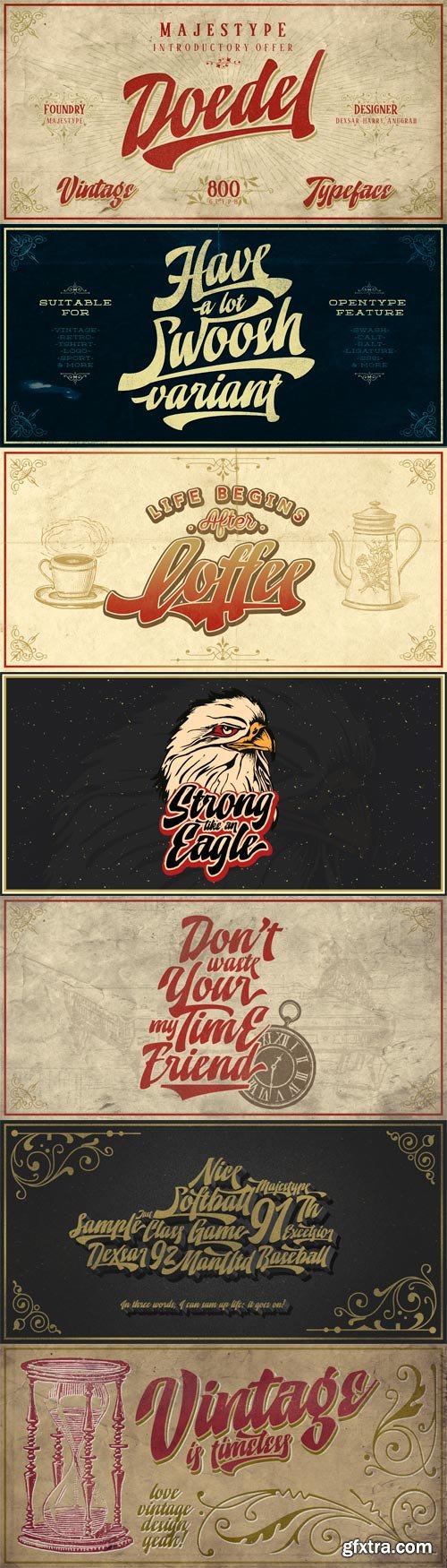 Doedel Font Family - 10 Fonts for $49 Doedel Font Family - 10 Fonts for $49