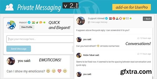 CodeCanyon - Private Messages for UserPro v2.1 - WordPress Add-on