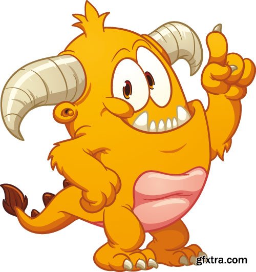 Monster Vectors 1, 25xEPS Monster Vectors 1, 25xEPS