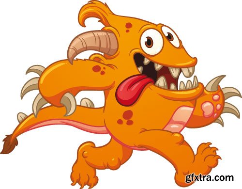 Monster Vectors 1, 25xEPS Monster Vectors 1, 25xEPS