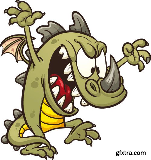 Monster Vectors 1, 25xEPS Monster Vectors 1, 25xEPS