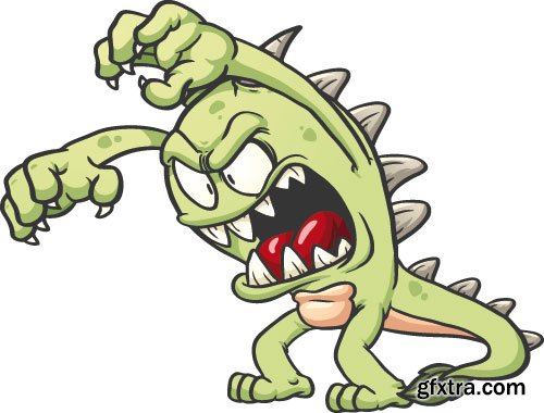 Monster Vectors 1, 25xEPS Monster Vectors 1, 25xEPS